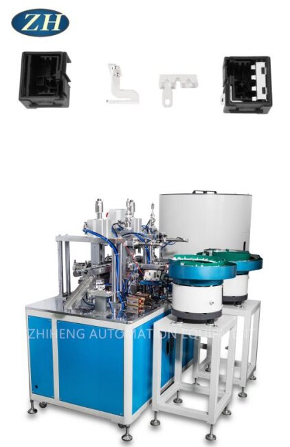 Mesin Riveting Automatik Untuk Bahagian Sentuhan Statik Dan Kerumitan Rangka Sentuhan Bergerak